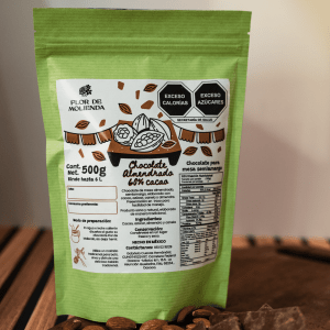 CHOCOLATE DE MESA ALMENDRADO 60% CACAO.