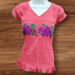 Blusa hecha con telar de cintura