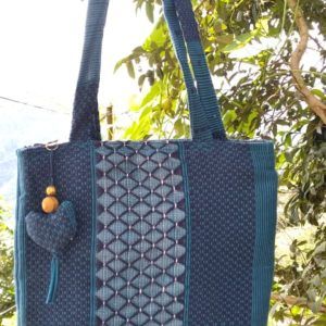 Bolsa hecha con telar de cintura